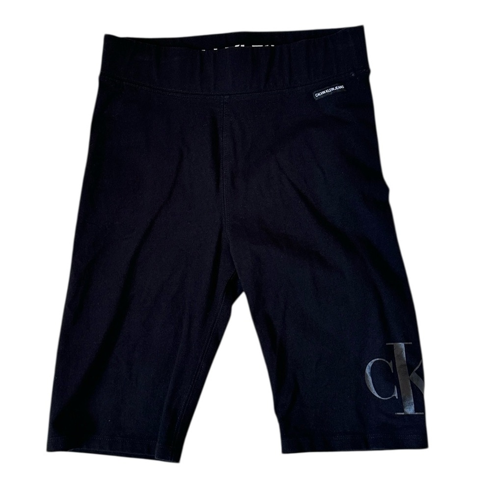 #35 Calvin Klein Activewear Bike Shorts in Black